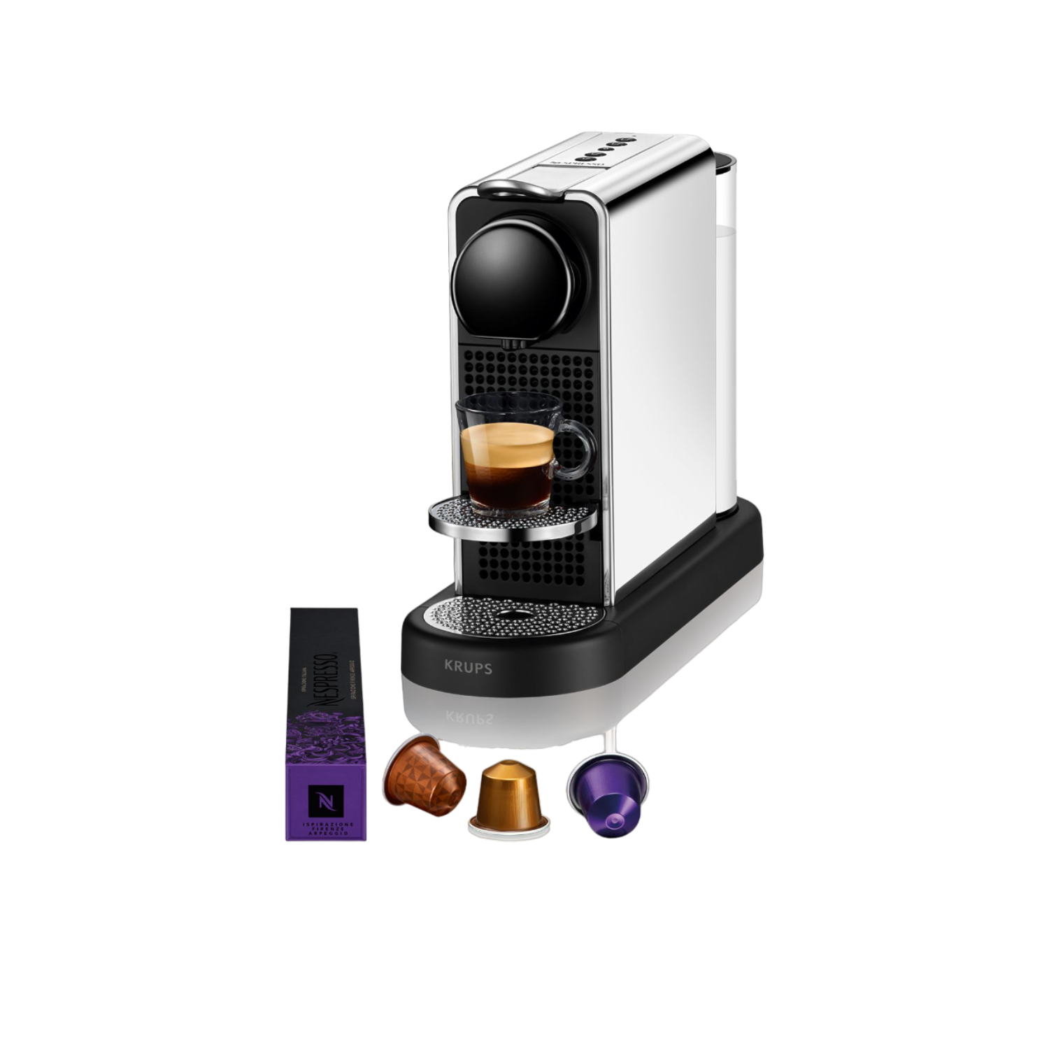 KRUPS Krups Nespresso Citiz XN610D10 Nespresso - Silver