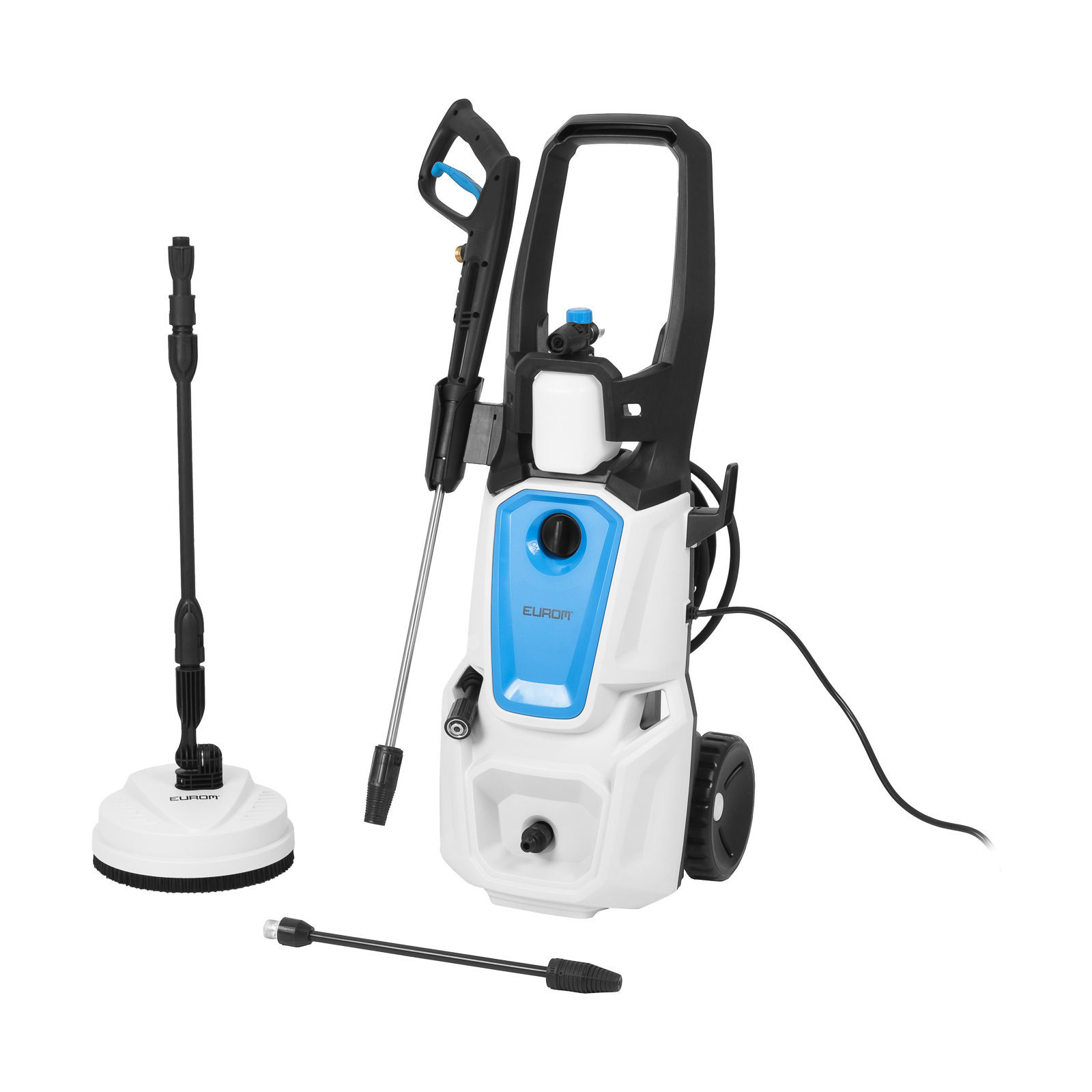 EUROM Force 2501 IND Highpressure cleaner Hogedrukreiniger Wit