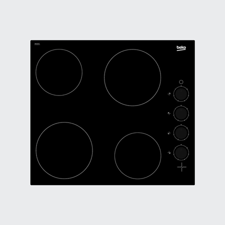 Beko Beko HIC 64100 Keramische kookplaat - Rood