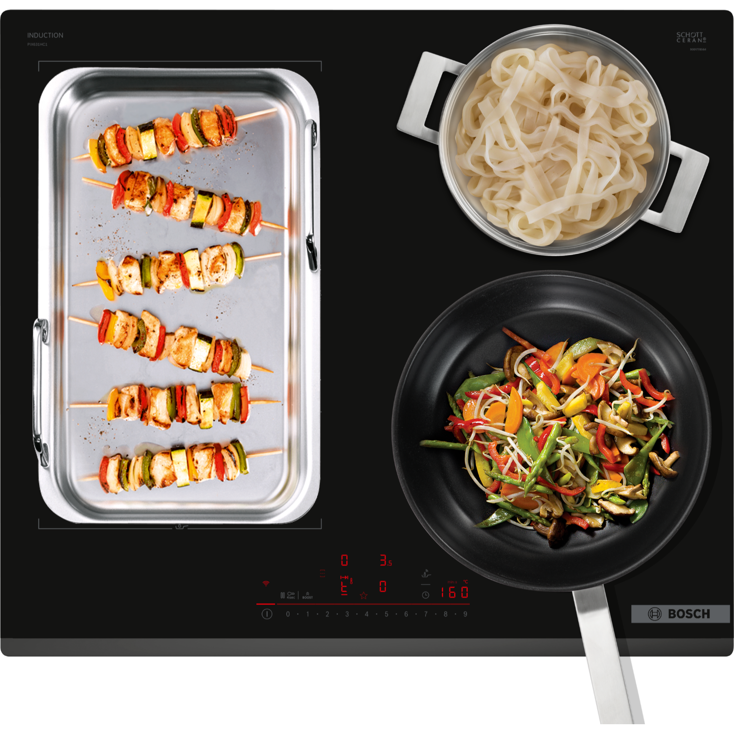 Bosch Bosch PIX631HC1E Inductie kookplaat - Zwart