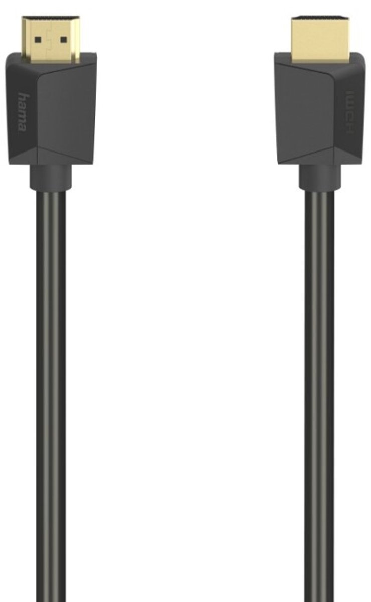 Hama Hama HIGH-SPEED HDMI-KABEL, 4K, CONNECTOR - CONNECTOR, ETHERNET, 5,0 M HDMI kabel - Zwart