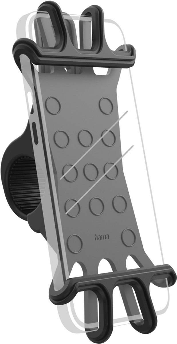 Hama Hama Smartphone fietshouder voor apparaten met 6-8 cm breedte/13-15 cm hoogte Telefoonhouder