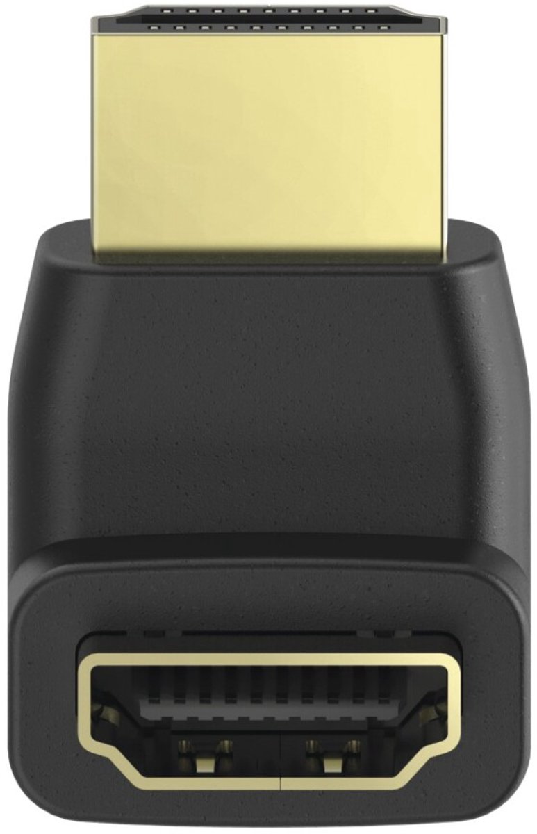 Hama Hama High-speed HDMI-hoekadapter, stekker - koppeling, 90 graden HDMI kabel - Zwart