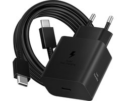 Samsung 45W Power Adapter met USB-C naar USB-C kabel Oplader - Zwart
