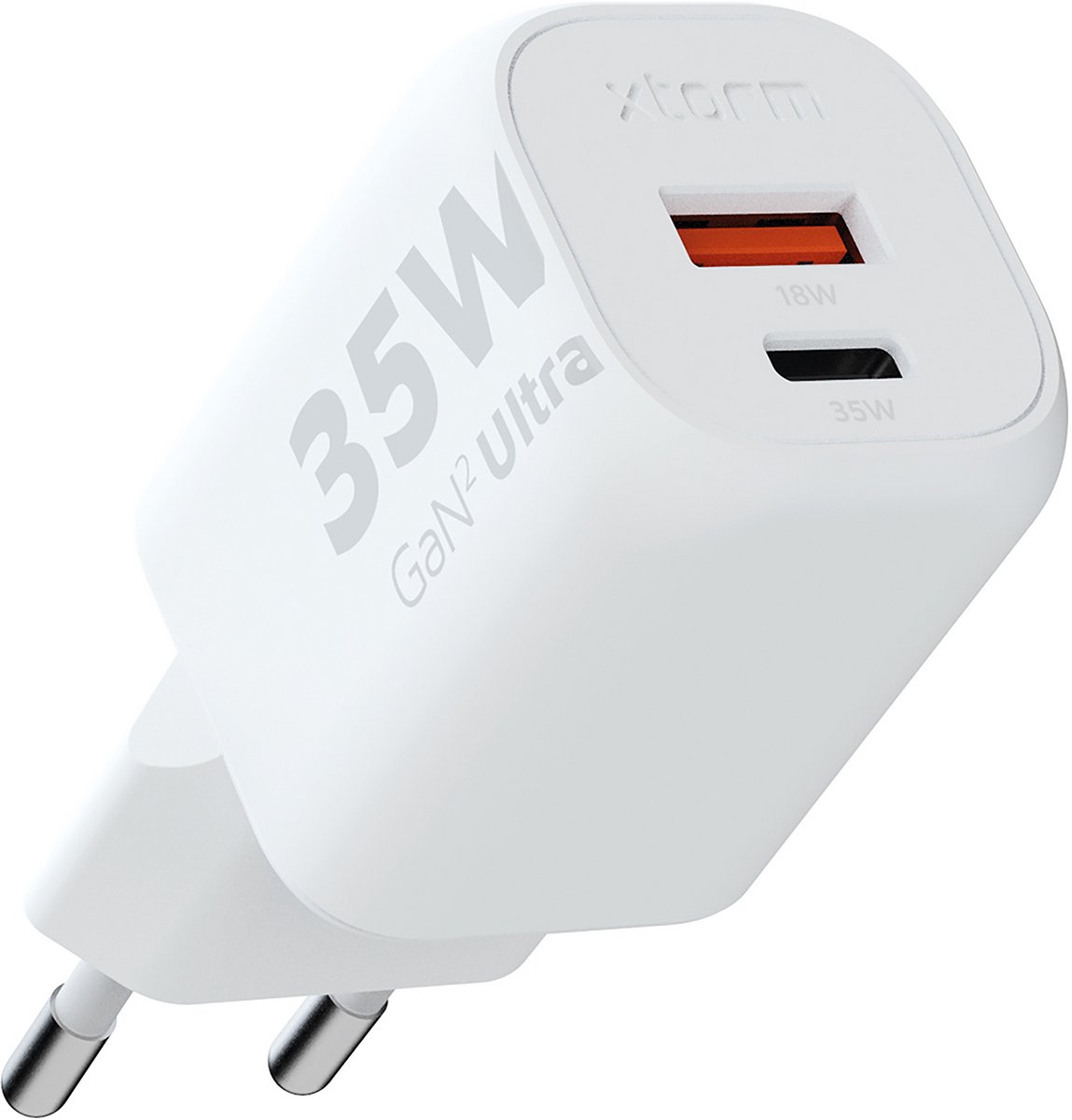 Xtorm Xtorm GaN2-Ultra Charger 35W 1xUSB-C USB-A Oplader Wit