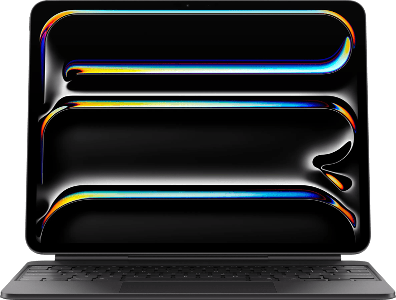 Apple Apple Magic Keyboard voor iPad Pro 13-inch (2024) - Nederlands Tablethoesje - Zwart