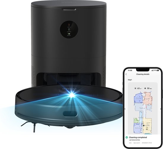 IMOU RV1 Pro Max Robot stofzuiger - Zwart