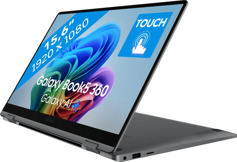 Samsung Samsung Galaxy Book5 360 OLED Copilot+ PC (NP750QHA-KA1NL) -15 inch 2-in-1 laptop - Grijs
