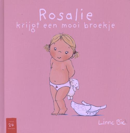 lie krijgt een mooi broekje - Roze