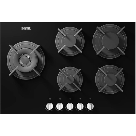 Etna Etna KGG870ZTA Gas kookplaat - Zwart