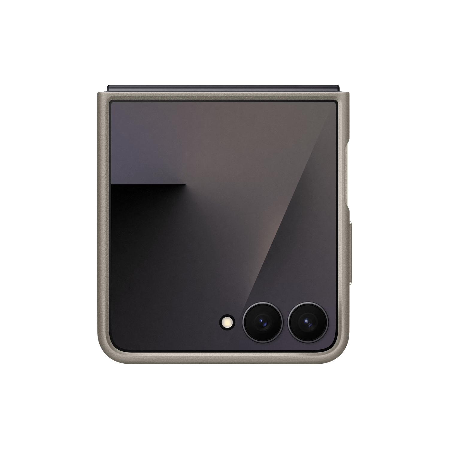 Samsung Samsung Kindsuit Case voor Samsung Galaxy Z Flip7 5G Telefoonhoesje - Bruin