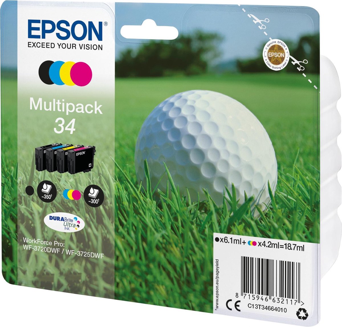Epson T3466 INK BCMY BLISTER