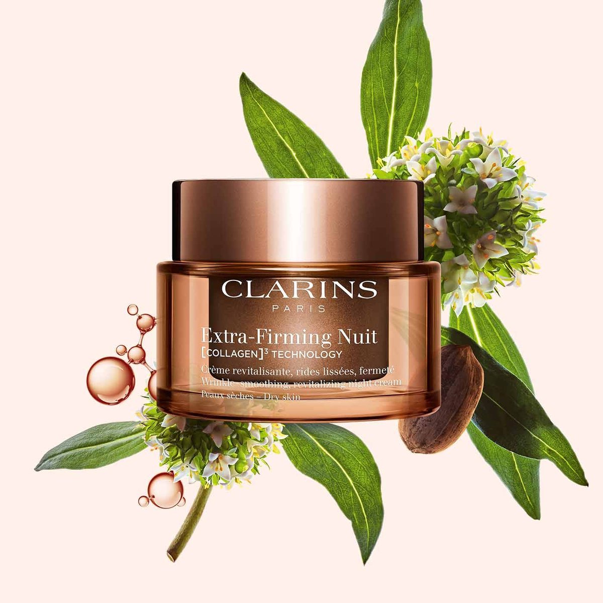 Clarins Clarins Night Cream Droge Huid 40 Clarins - Extra-firming Night Cream - Droge Huid 40+ - 50 ML