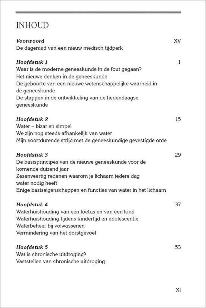 Succesboeken Water, het goedkoopste medicijn