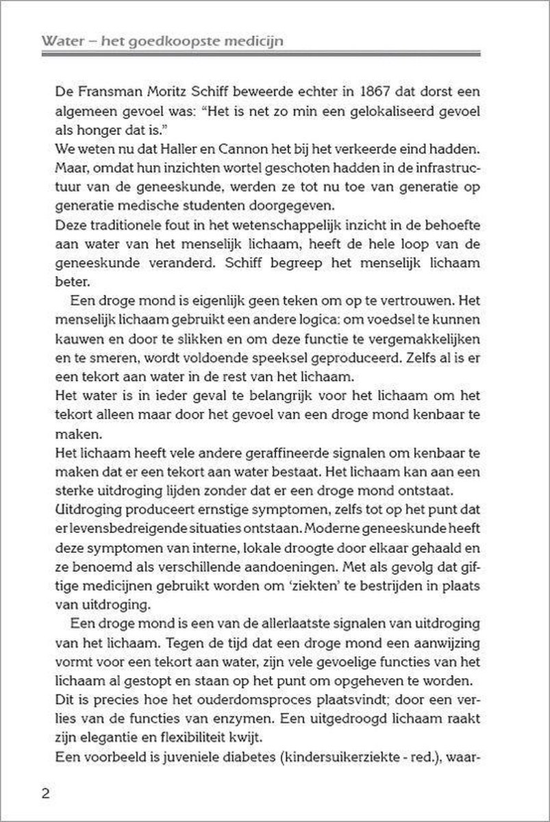Succesboeken Water, het goedkoopste medicijn