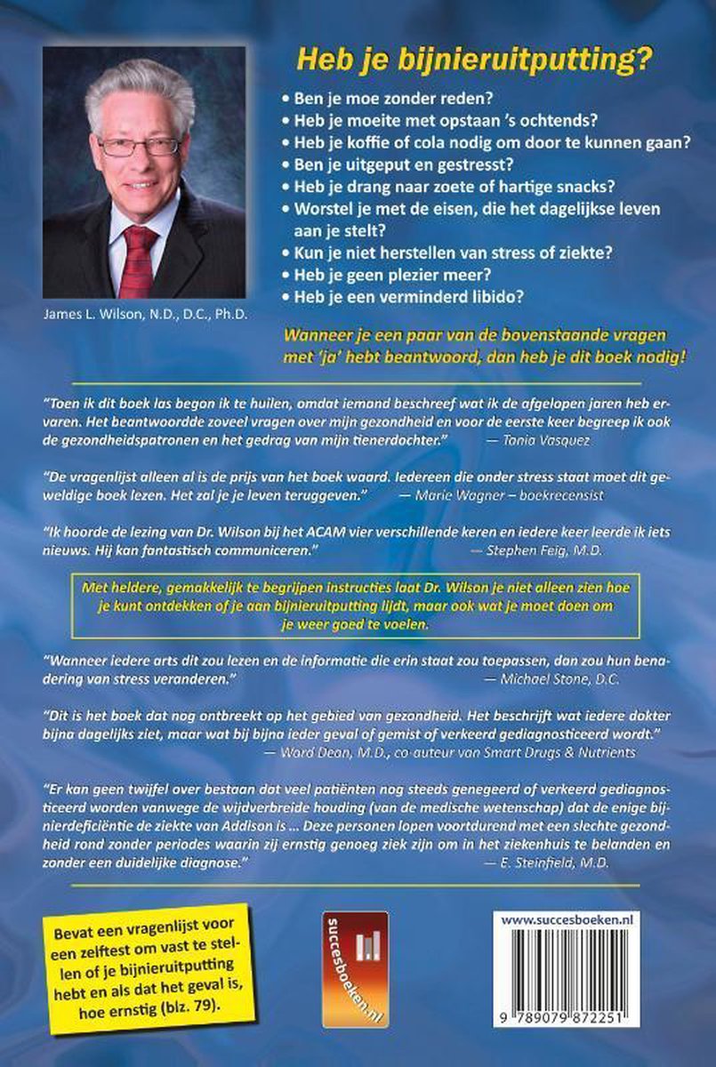 Succesboeken Bijnieruitputting