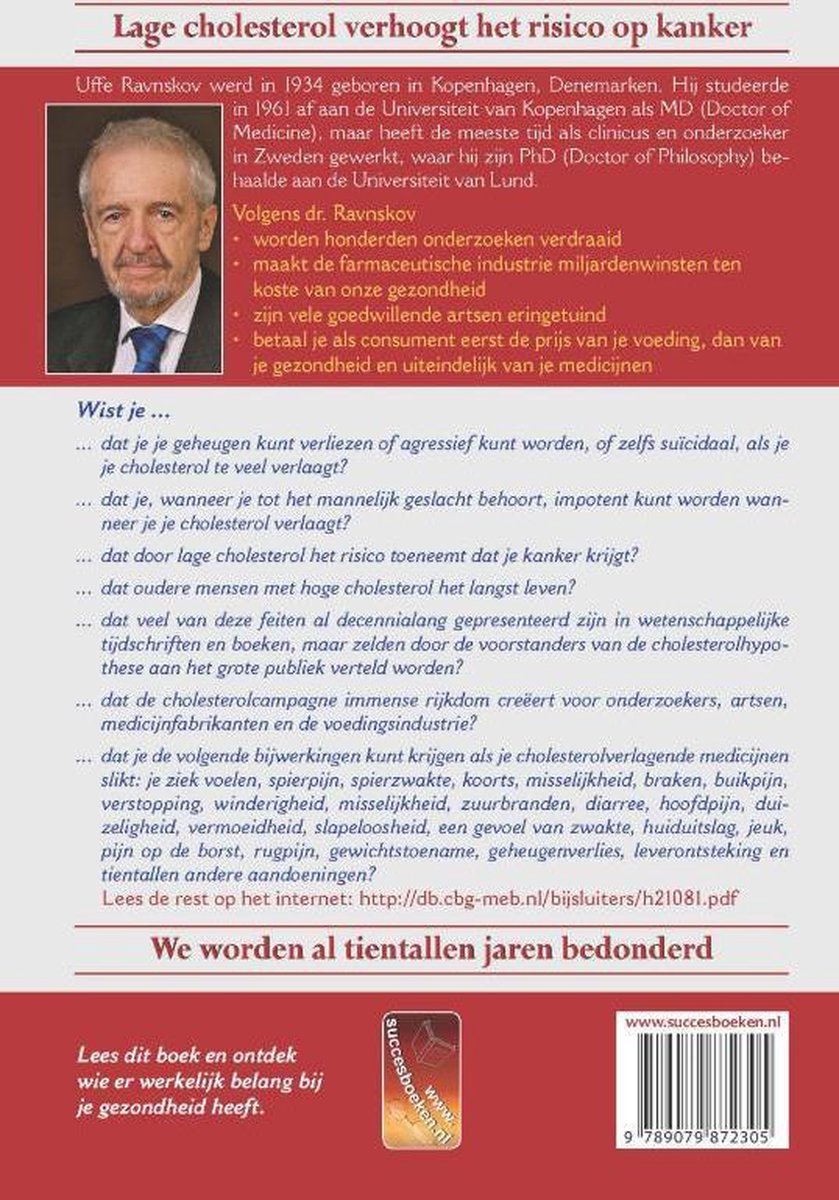 Succesboeken Feiten en fabels over cholesterol en cholesterolverlagende medicijnen