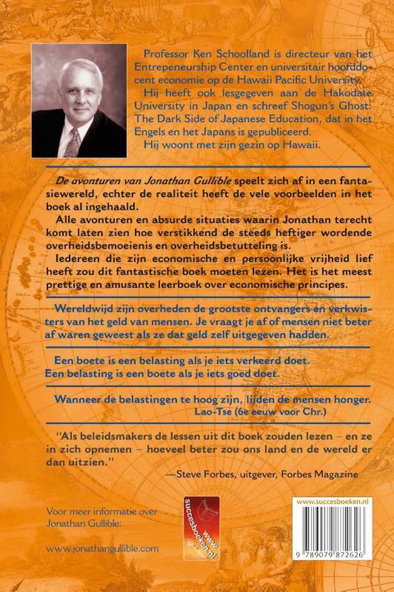 Succesboeken De avonturen van Jonathan Gullible