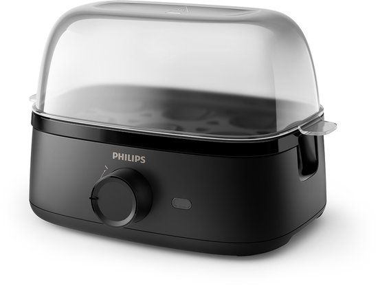 Philips Eierkoker Series 3000 HD9137 - egg boiler - intense black - Zwart