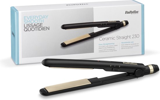 Babyliss Ceramic Straight 230 ST089E - Zwart