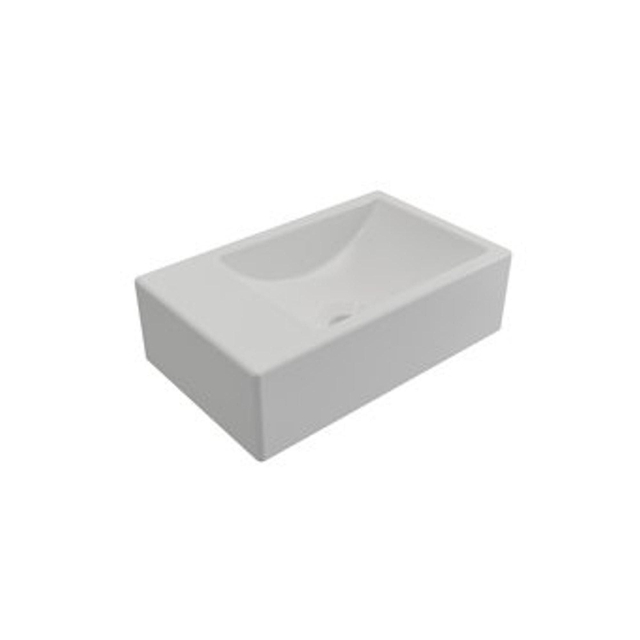 Plieger Plieger Houston fontein rechts zonder kraangat 37x23cm mat wit 0271093