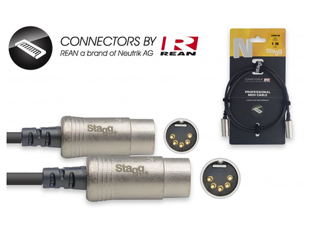 Stagg NMD1R Midi Kabel