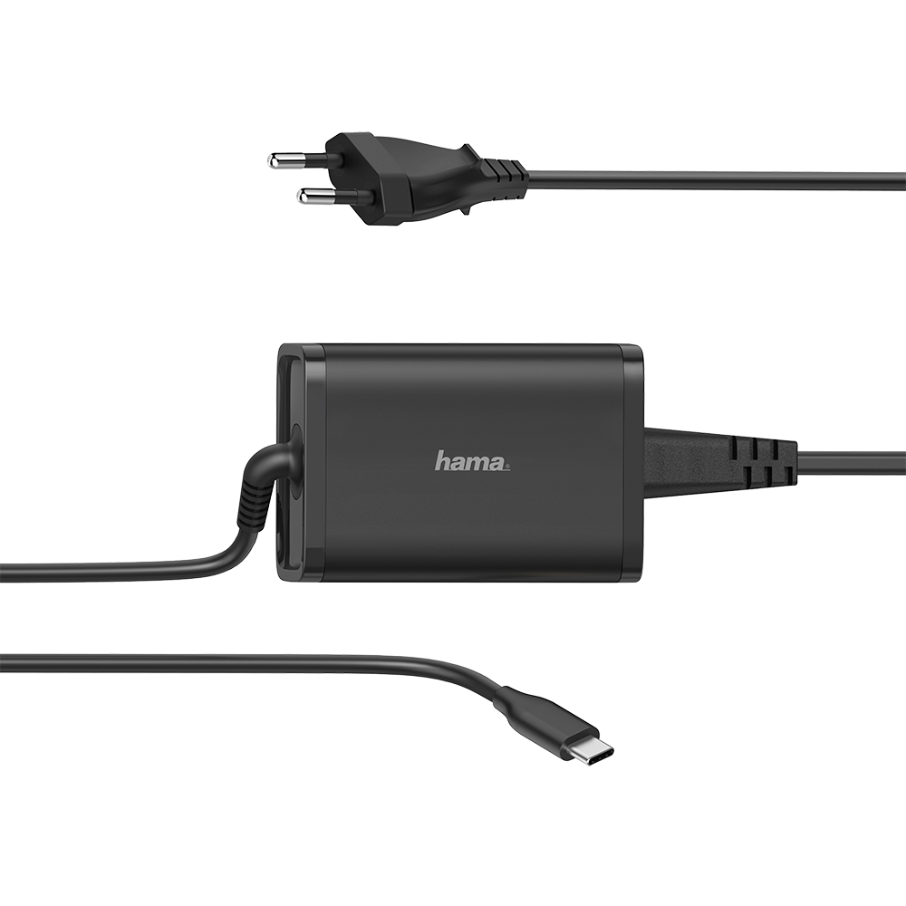 Hama Hama Universe Laptop-adapter Usb-c 5-20v/65w - Zwart