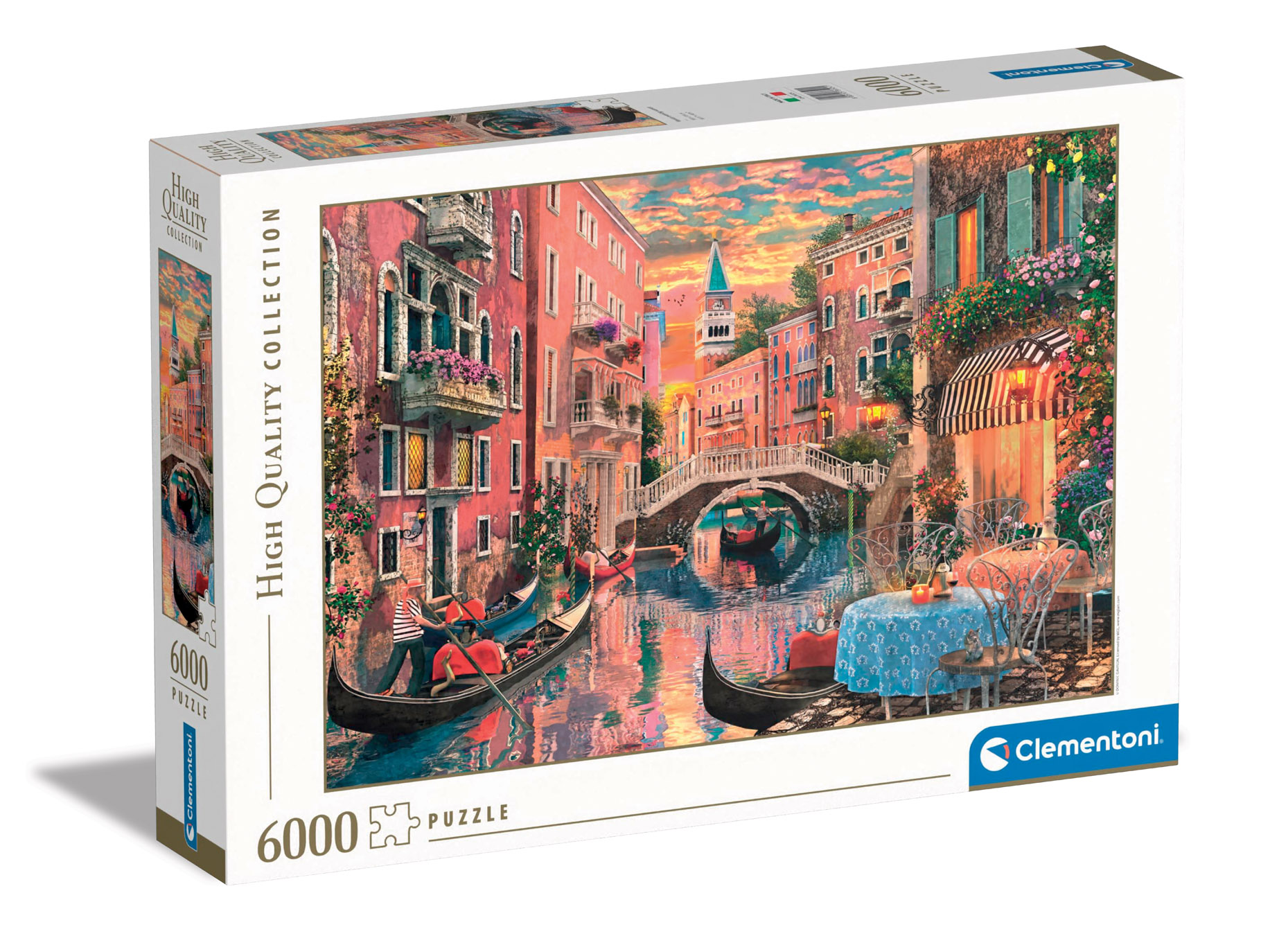 Top1Toys Clementoni puzzel zonsondergang in Venetië 6000 stukjes