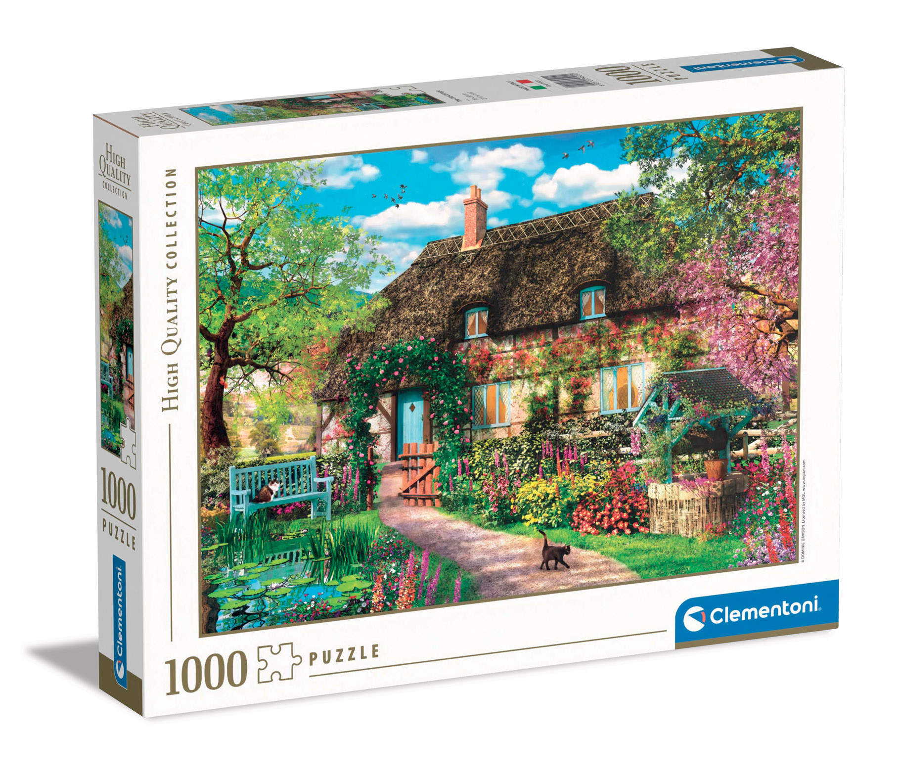 Top1Toys Clementoni puzzel oud huisje 1000 stukjes
