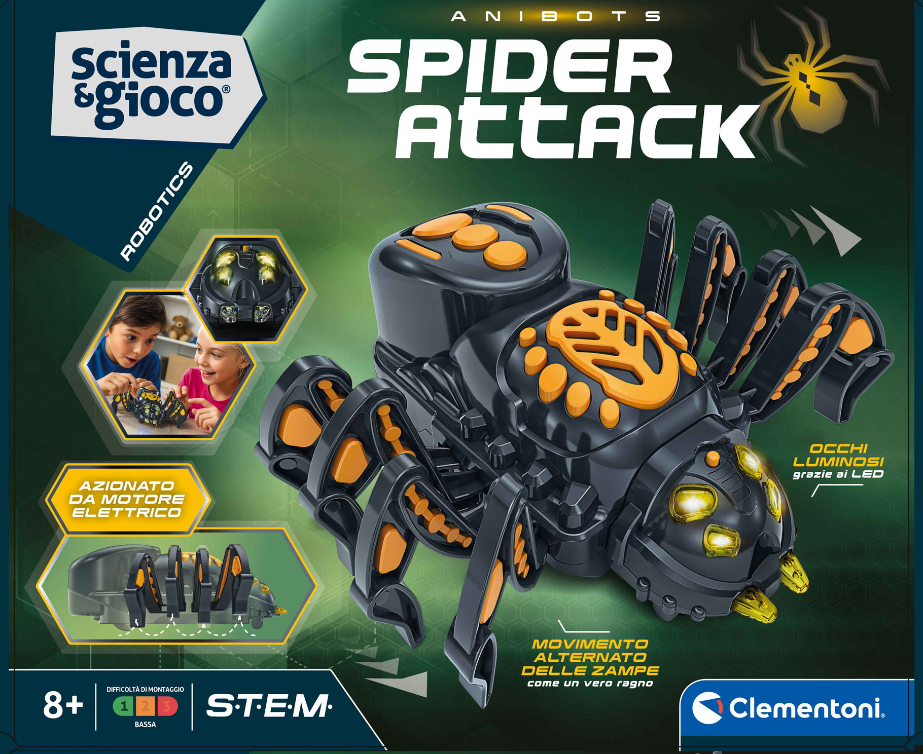 Top1Toys Clementoni robot spin