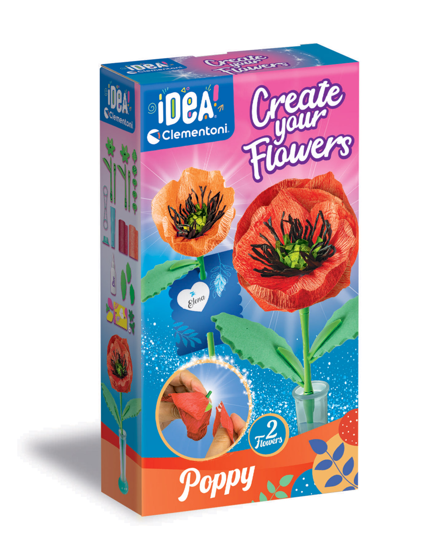 Top1Toys Clementoni geurende bloemen maken klaproos