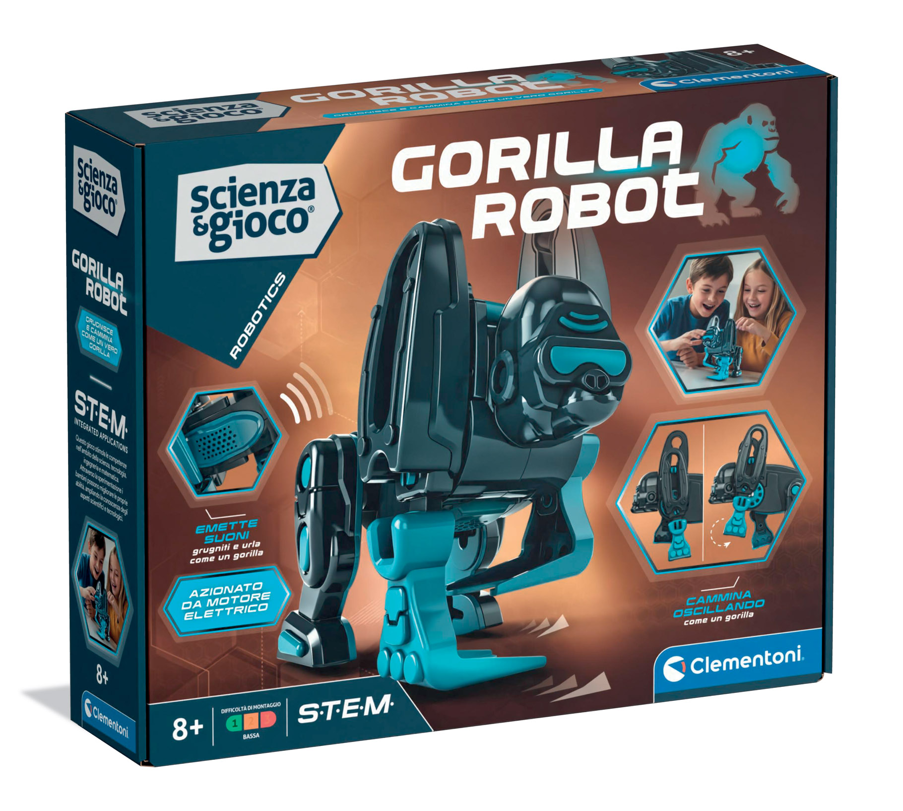 Top1Toys Clementoni robot gorilla