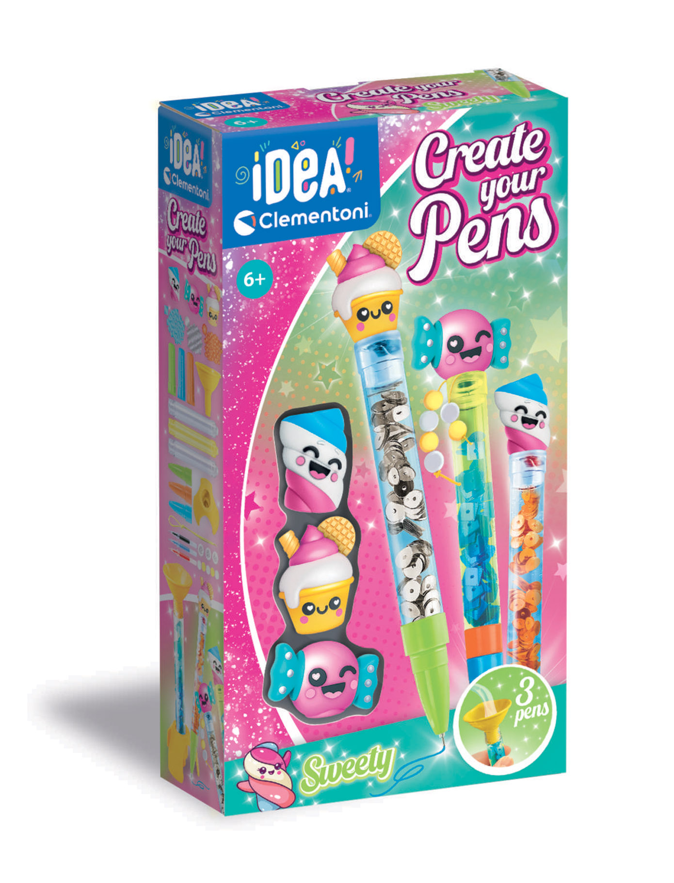 Top1Toys Clementoni pen creator set sweet
