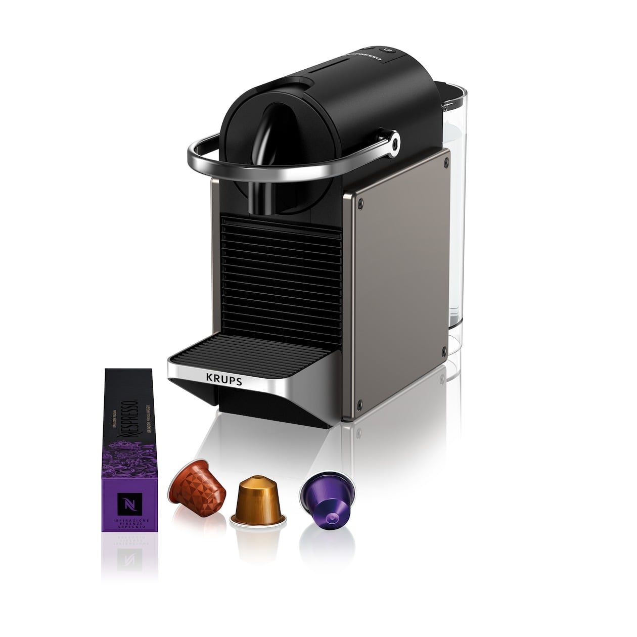 KRUPS Krups Nespresso Pixie XN306T Nespresso - Grijs