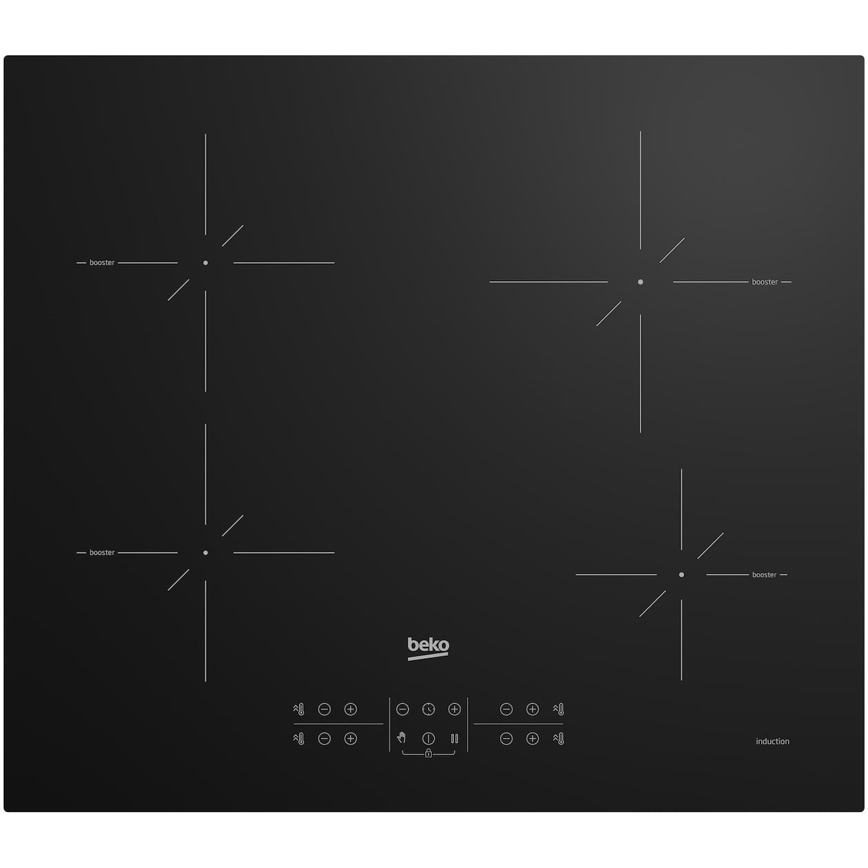 Beko Beko HII64200SMT Selective Line Inductie kookplaat - Zwart