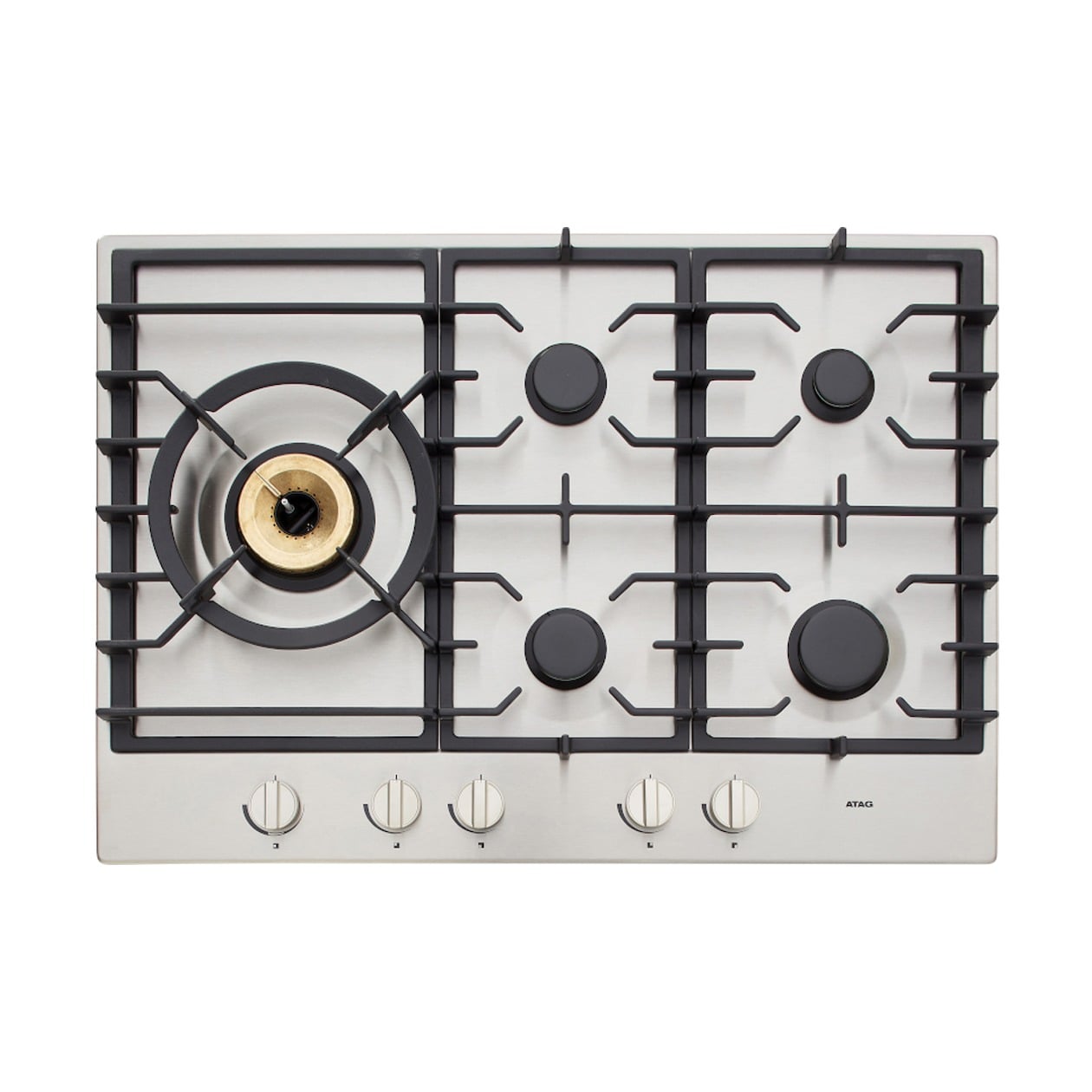 Atag HG7511EBA Gas kookplaat - Silver