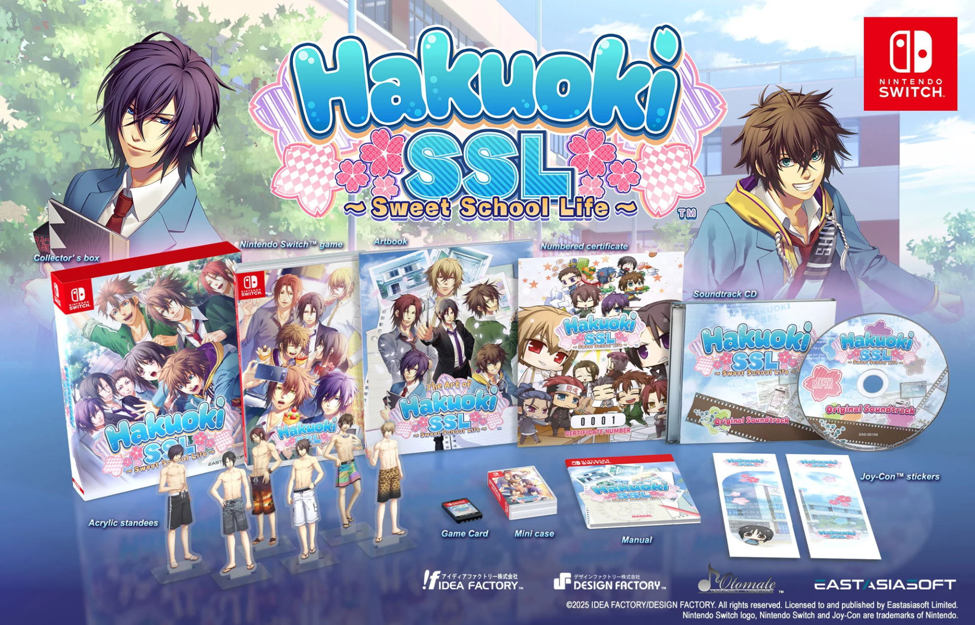 EastAsiaSoft Hakuoki SSL Sweet School Life Limited Edition