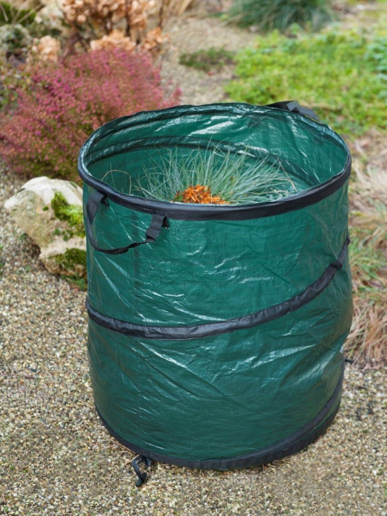 Nature Tuinafvalzak met spiraal 100 l H50x dia. 48cm - - Groen