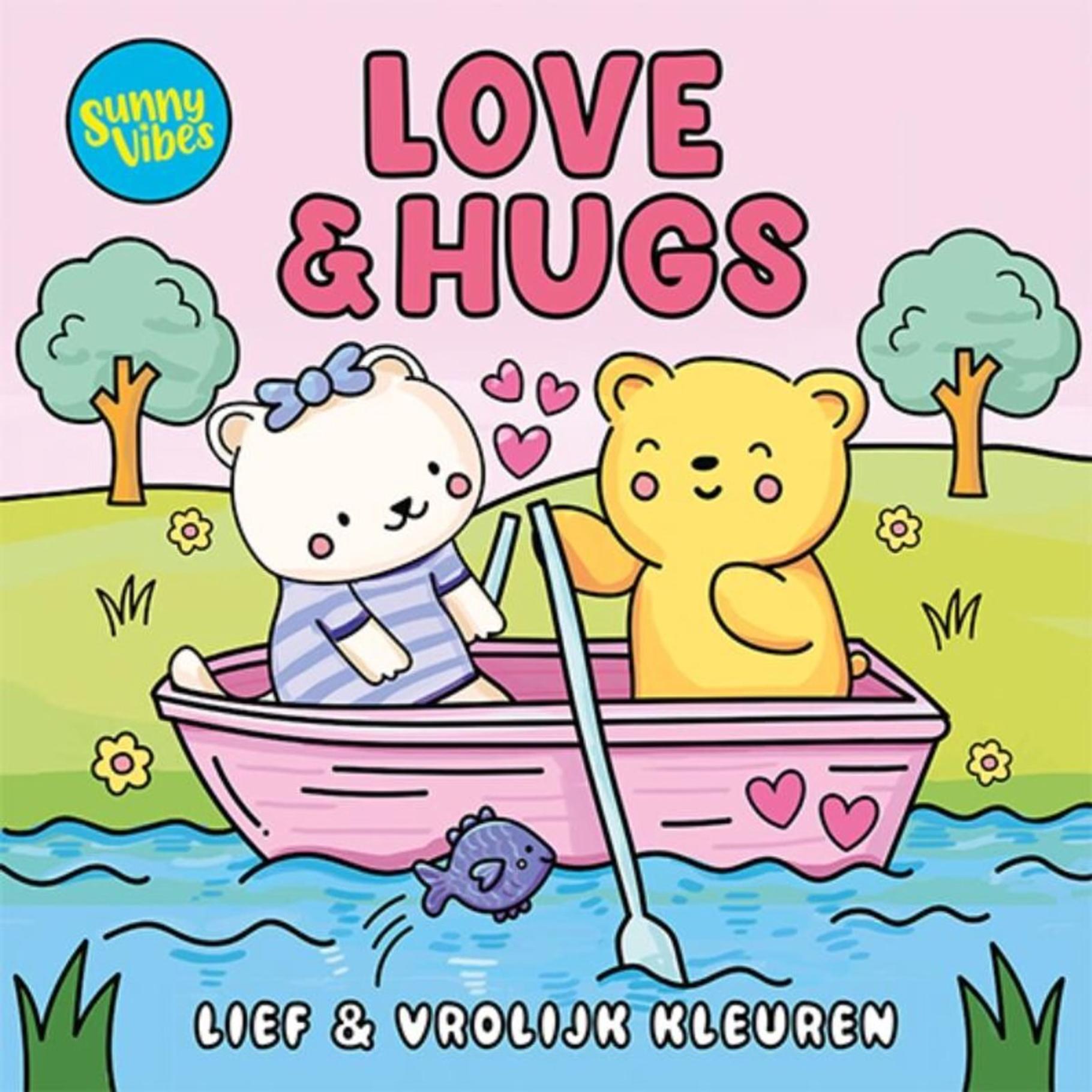 Top1Toys Sunny Vibes Kleurboek Love & Hugs