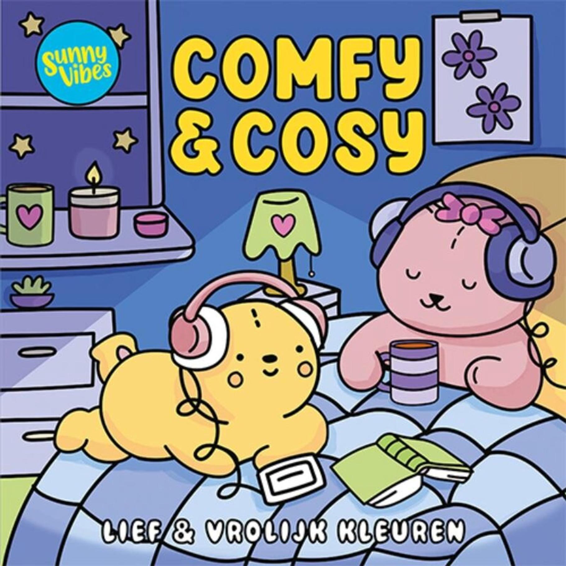 Top1Toys Sunny Vibes Kleurboek Comfy & Cosy