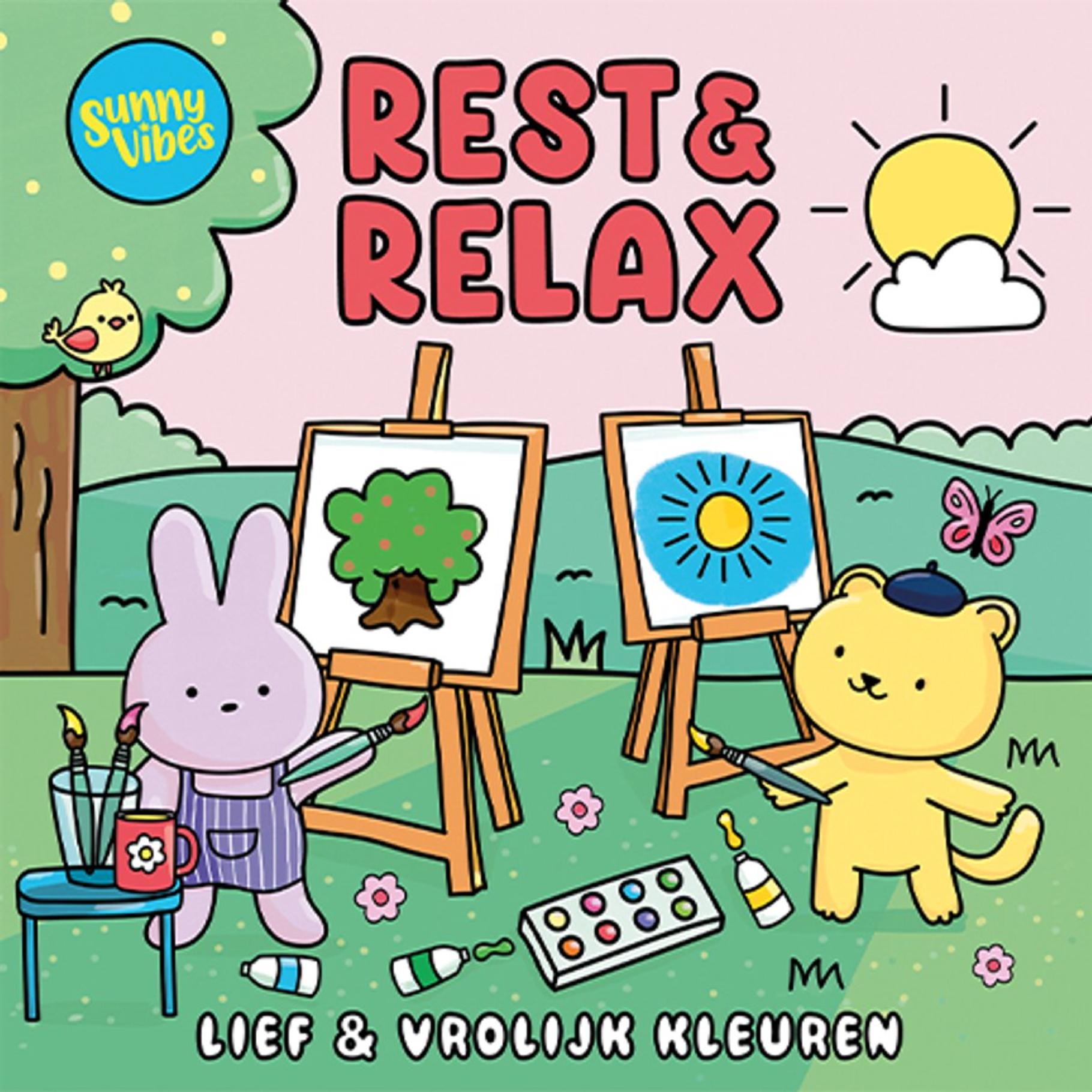 Top1Toys Sunny Vibes Kleurboek Rest & Relax