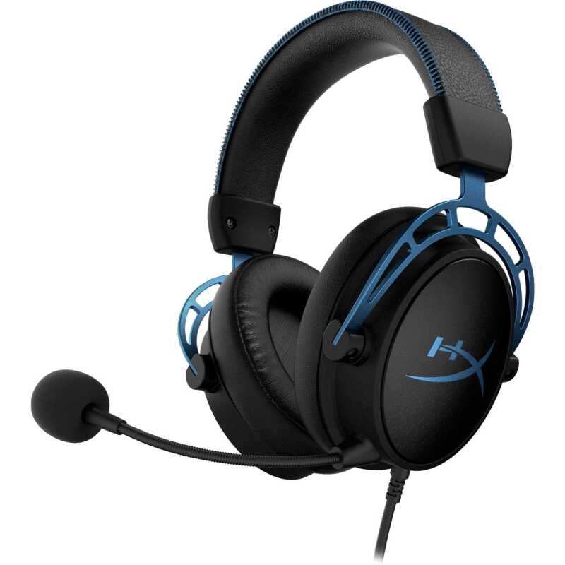 HyperX Cloud Alpha S Pro Gaming Headset - Black/Blue (PC/Mac/PS4/Xbox One/Switch/Mobile)