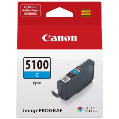 Canon PFI-5100 Inktpatroon Cyaan PFI-5100C Replace: N/A