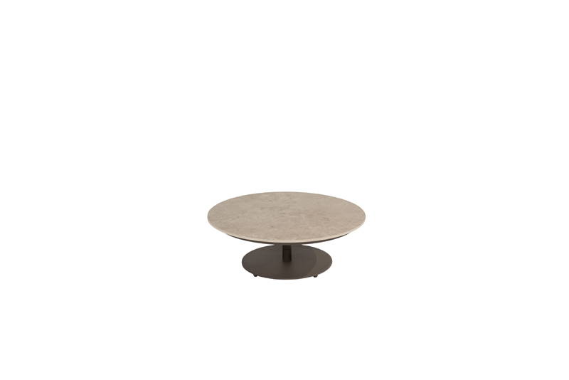 4SO Boaz coffee tafel terre dia. 80 cm - - Beige