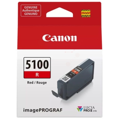 Canon Canon Canon PFI-4100 Inktpatroon PFI-5100R Replace: N/A - Rood