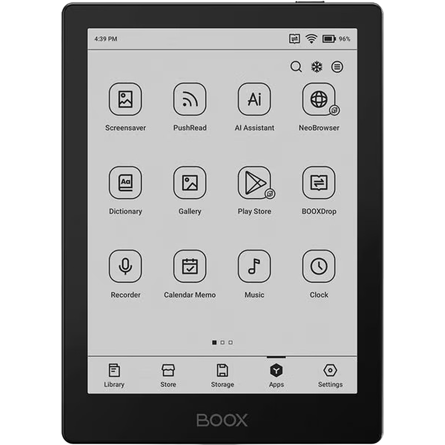 BOOX 6" Go 6 Black - Inch 32 Gb