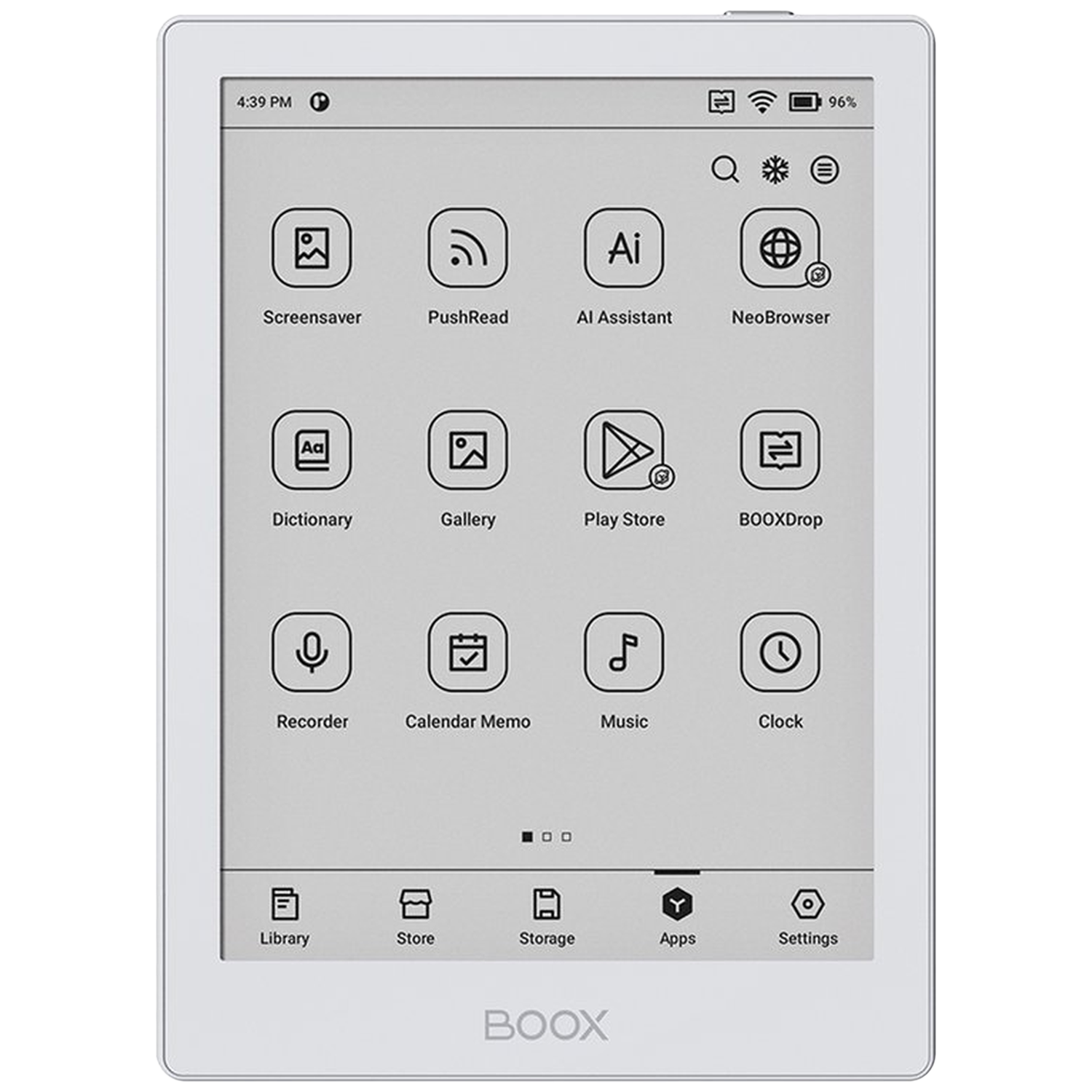 BOOX 6" Go 6 White - Inch 32 Gb