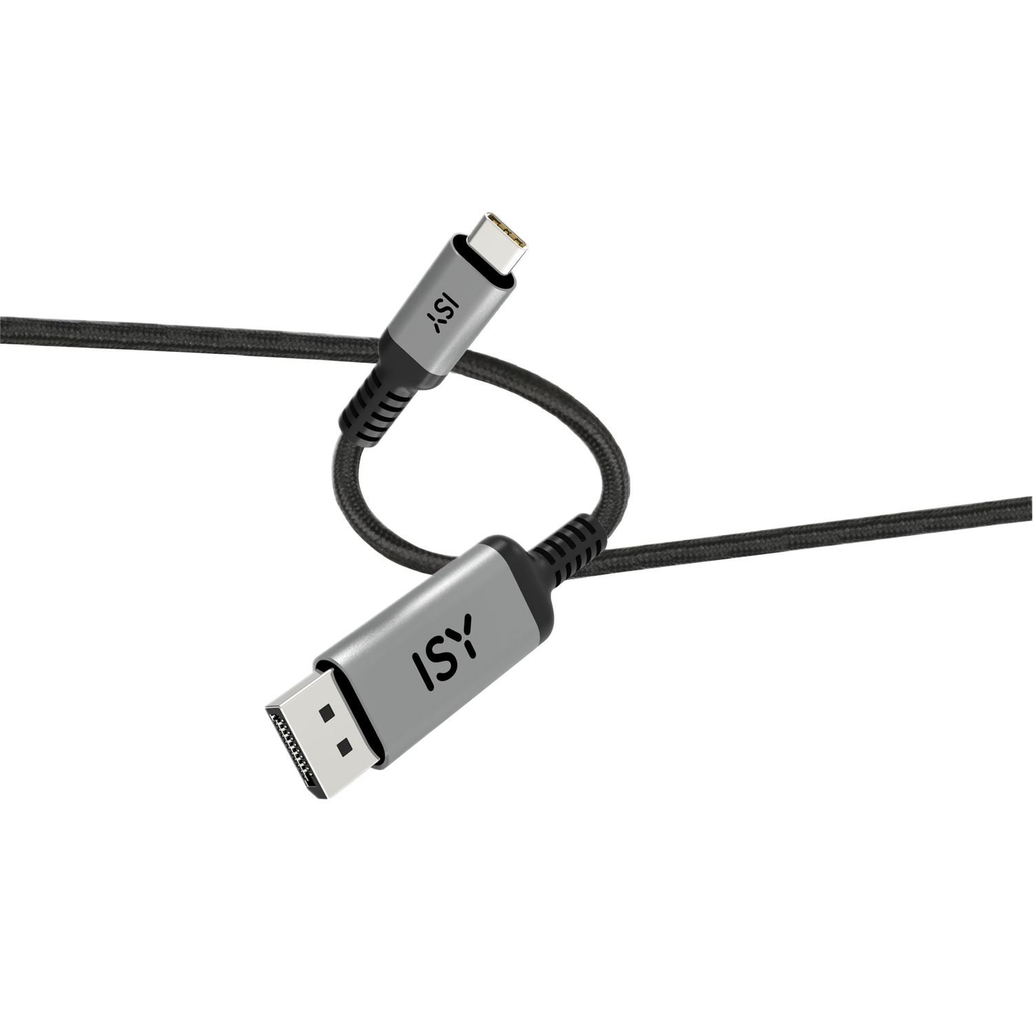 ISY Idp-4140 Usb C Naar Displayport Kabel 15 M Zilver