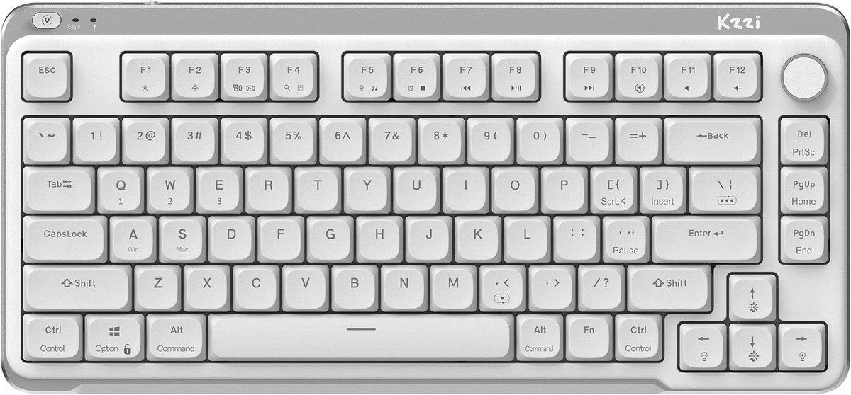 KZZI I75 - Toetsenbord - Grijs - Low Profile - Red Switch