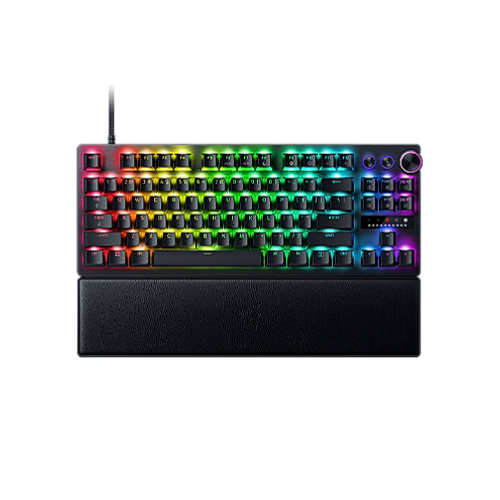 Razer Huntsman V3 Pro Tenkeyless - Gaming Toetsenbord - Optische Switches - RGB - Azerty - Zwart
